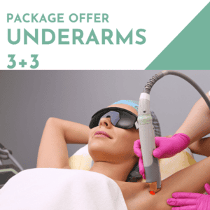 Underarms 3+3 Laser Package